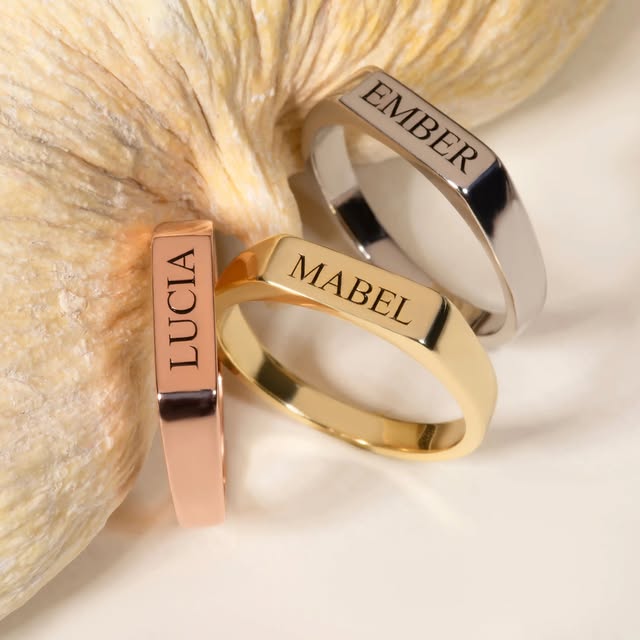 Customize Name Ring