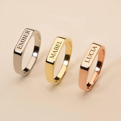 Customize Name Ring