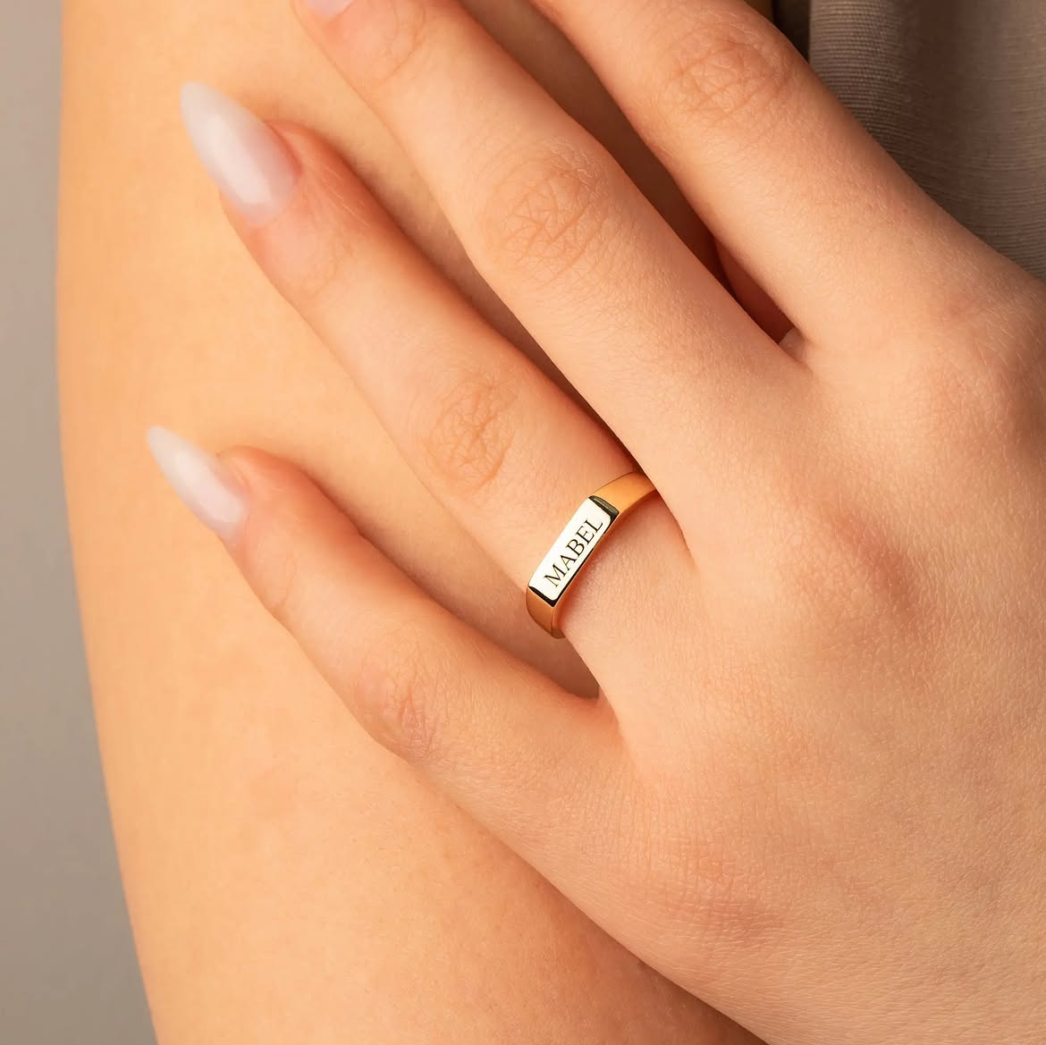 Customize Name Ring